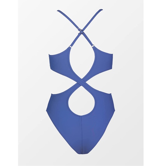 NWT One Piece Swimsuit Women’s size Large | Highly Rated | Cupshe | Blue - Picture 10 of 10